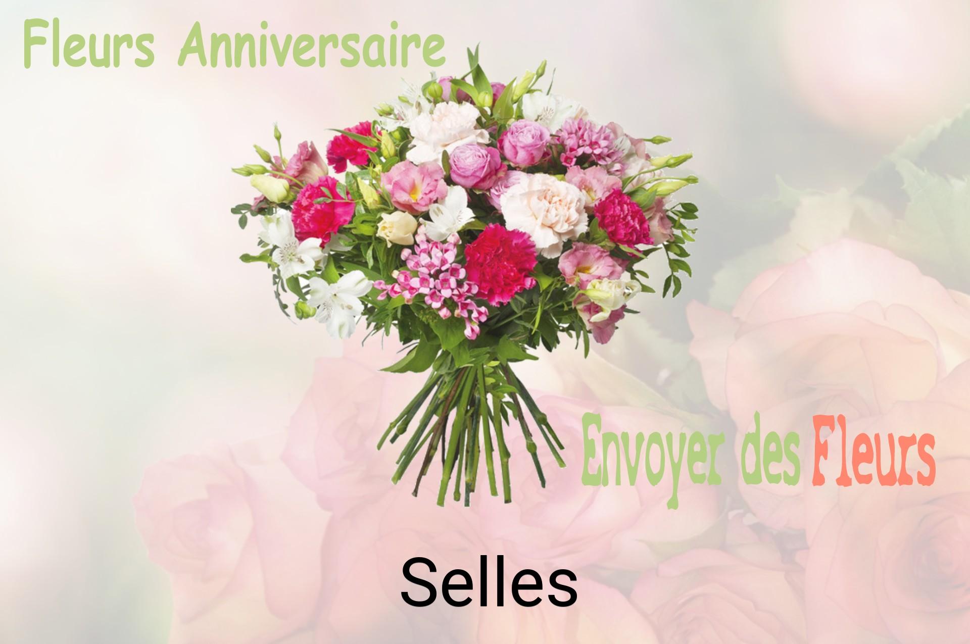 Bouquet de fleurs d’anniversaire livré à Selles