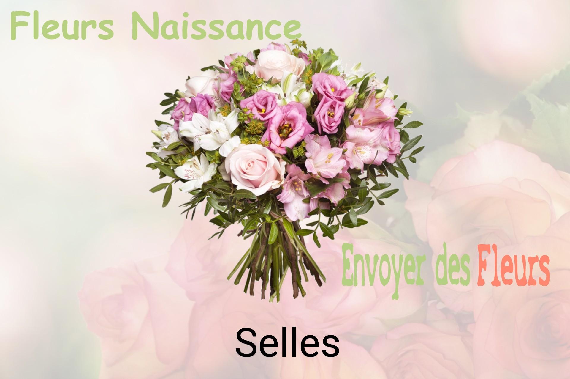 Bouquet de fleurs de naissance livré à Selles